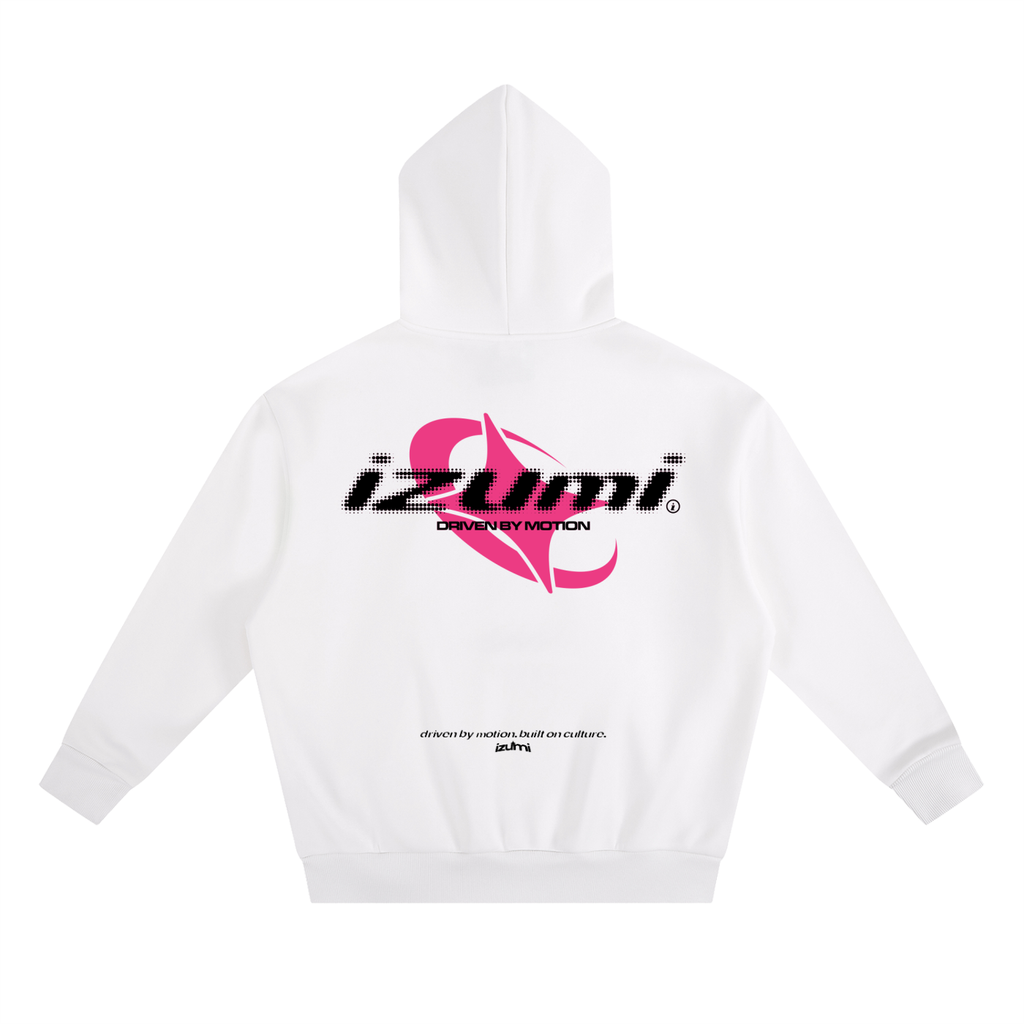 Classic Izumi Halftone White Hoodie