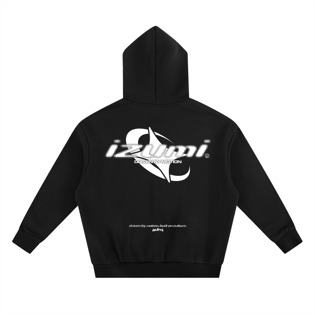Classic Izumi Halftone Black Hoodie