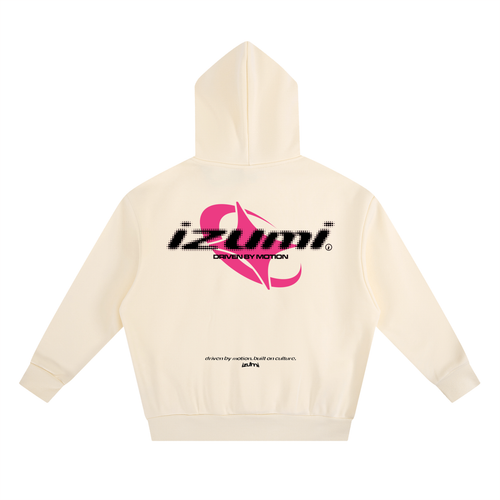Classic Izumi Halftone Cream Hoodie